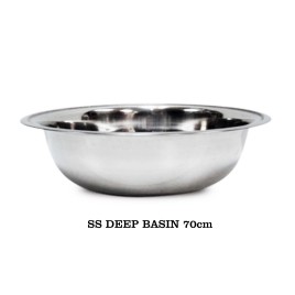 SS Deep Round Basin Bowl 70cm
